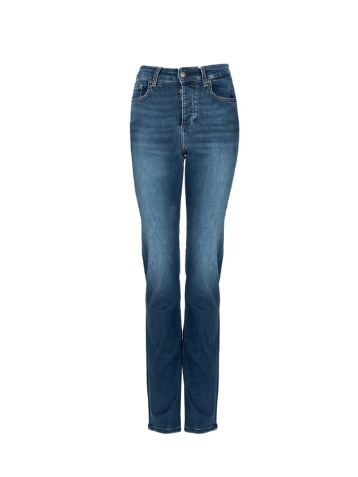 Liu Jo Vaqueros Authentic Straight de mujer azul - Image 1