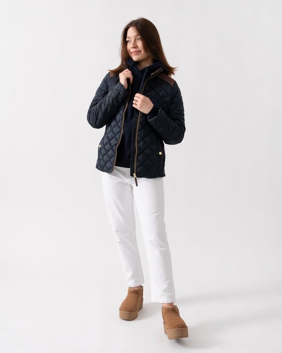 Joules Braemar Luxe Womens Quilted Jacket