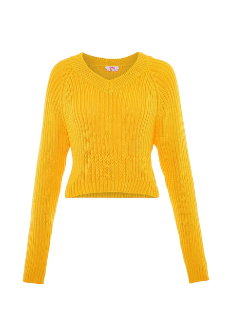 Mymo Pullover women yellow - Image 1