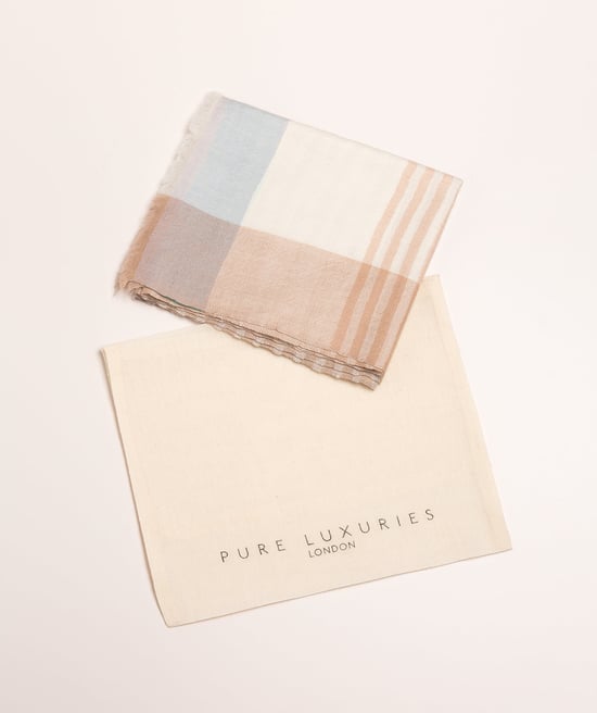 'Nebula' Cashmere & Merino Wool Pashmina