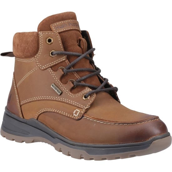Hush Puppies Palmer Leather Men's Tan Boots - Image 1