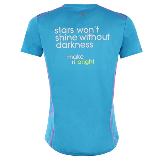 Diadora Run Womens Blue T-Shirt