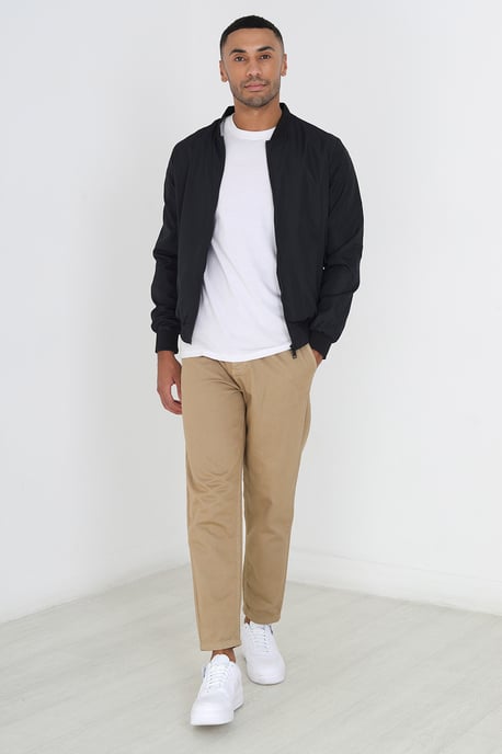 Black 'Sanjay' Bomber Jacket