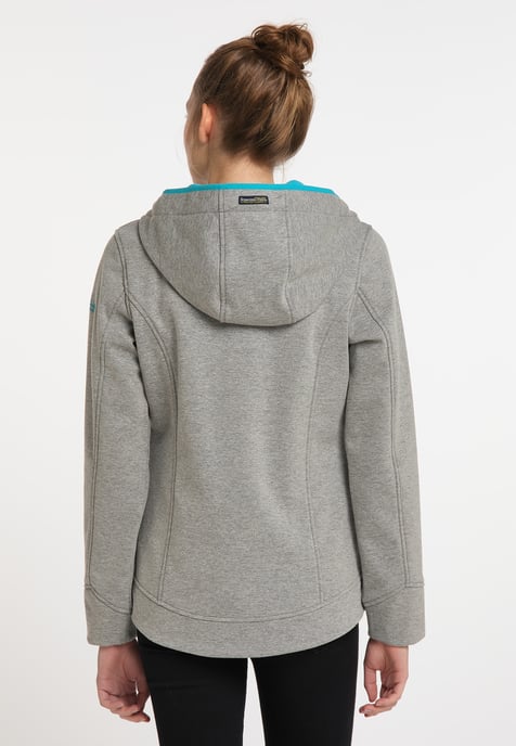 Schmuddelwedda functional jacket women Grey melange - Image 4