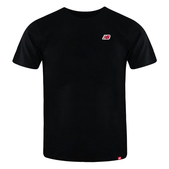New Balance de manga corta Cuella de cuello negro para hombre NB Pack Camiseta MT01660 BK - Image 1
