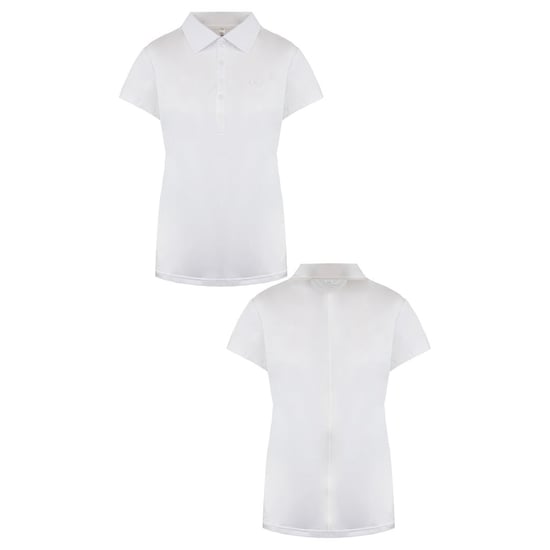 Under Armour Golf HeatGear Short Sleeve White Womens Polo Shirt 1272336 100