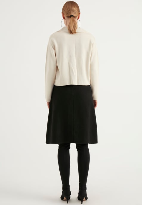 Wool Look Midi Skirt - Image 6