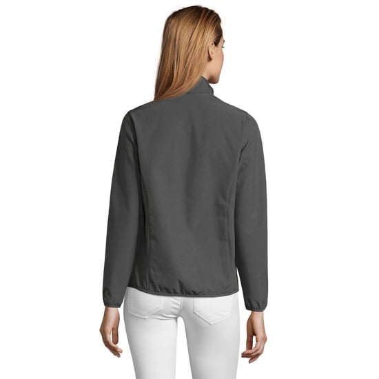 SOLS Womens/Ladies Radian Soft Shell Jacket (Charcoal Grey Solid) - Image 2