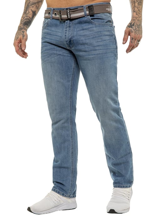Enzo | Vaqueros de diseño para hombre -Azul claro - Image 1
