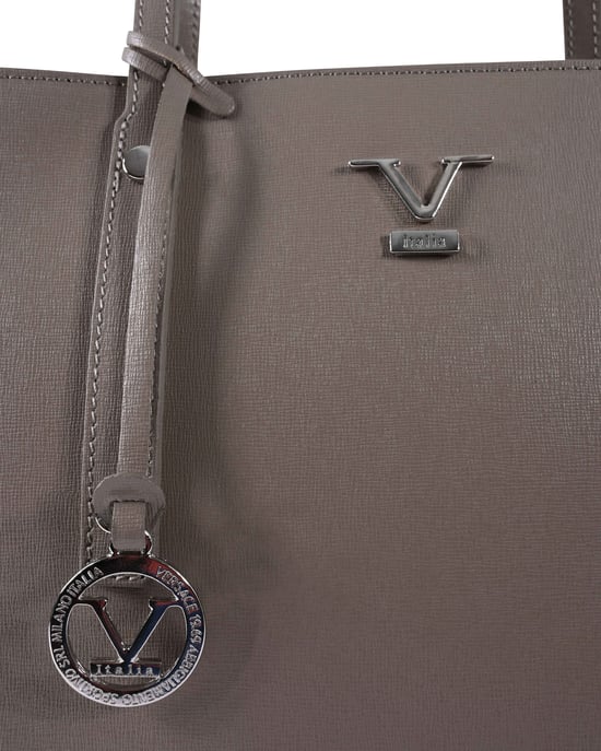 Bolso de mano para mujer V Italia CB1070 Saffiano Taupe - Image 4