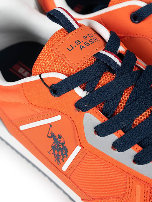 U.S. Polo Assn. Sneaker Nobil004 Men's Orange - Image 5