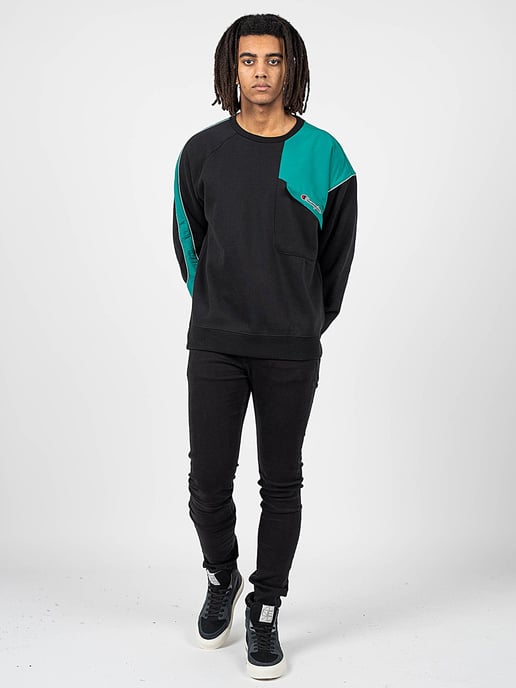 Sudadera Champion Hombre Negro - Image 6