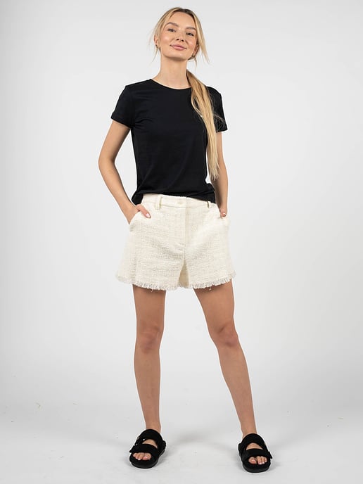 Pinko Shorts Bacchettone 1 Mujer Blanco - Image 2