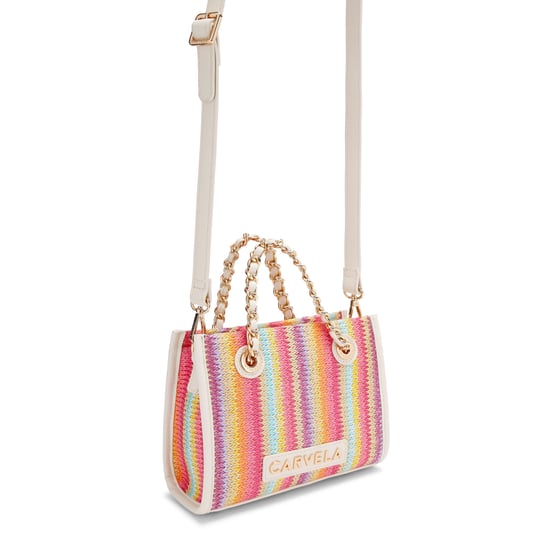 Carvela  Leila Raffia Mini Tote Bag