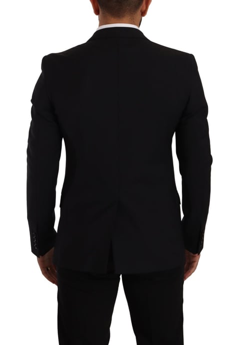 Blazer MARTINI Negro Slim Fit de Hombre con 2 Botones de Dolce & Gabbana - Image 2