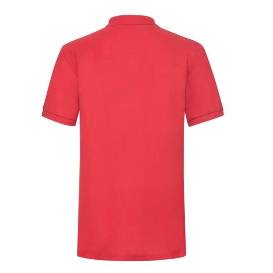 Fruit of the Loom Mens Polycotton Pique Heavy Polo Shirt (Red) - Image 2