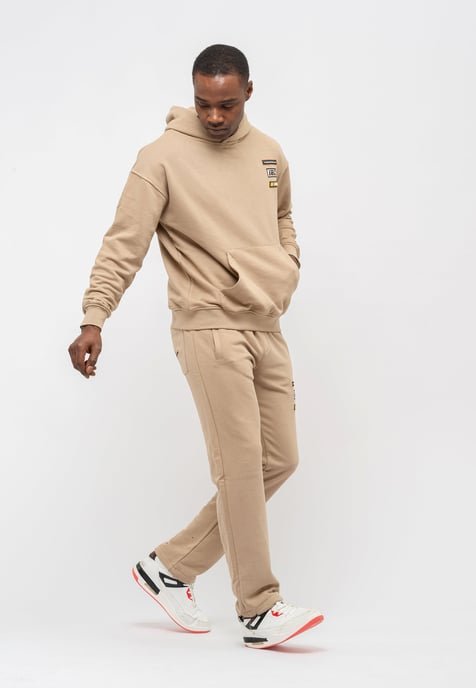 Tom Barron Men's Embroidered Badge Casual Tracksuit Oversize