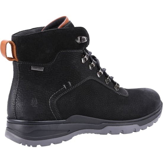 Hush Puppies Paul Leather Men's Black Nubuck Boots - Image 2