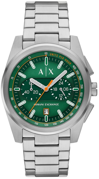 Armani Exchange Parker Men's Silver Watch AX2862 - Image 1