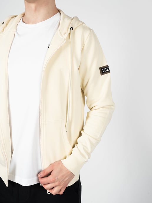 Iceberg Sudadera Hoodie del hombre beige - Image 5