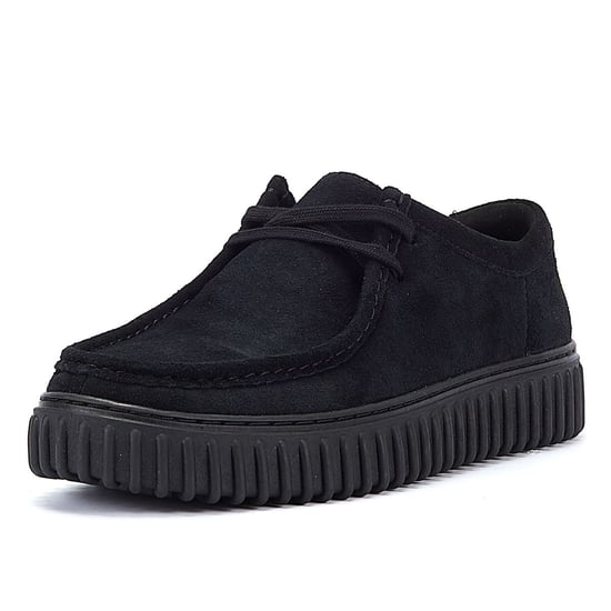 Clarks Originals Torhill Men's Black Suede Shoes - Image 3