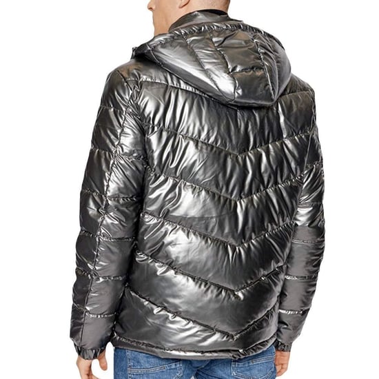 Doudoune Guess Hombre Clásico Plata - Image 5