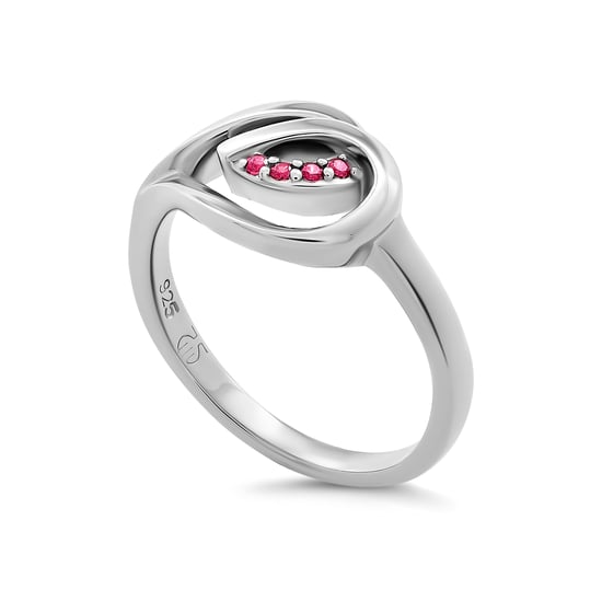 Orphelia 'Dazzle' Women's 925 Sterling Silver Ring - Silver ZR-7518/R - Image 1