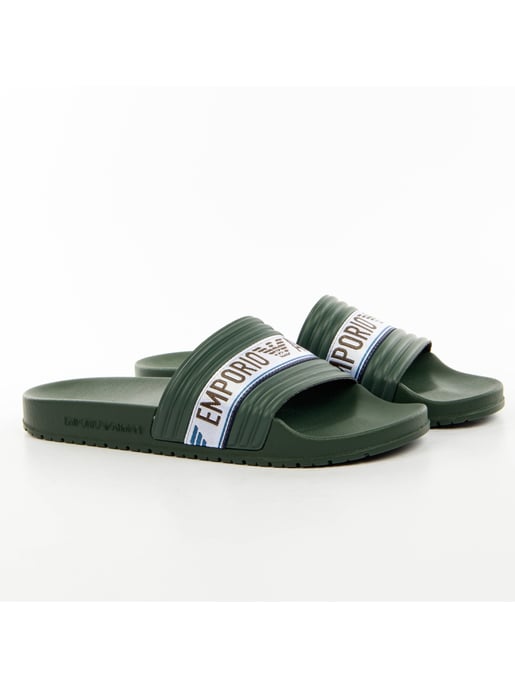 Zuecos con águila para hombre de Emporio Armani - Image 1