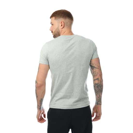 Camiseta gris con logo dividido Denim Division de Diesel - Image 2