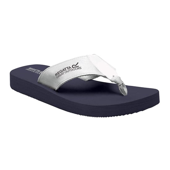 Regatta Womens/Ladies Catarina Flip Flops (Navy/White) - Image 1