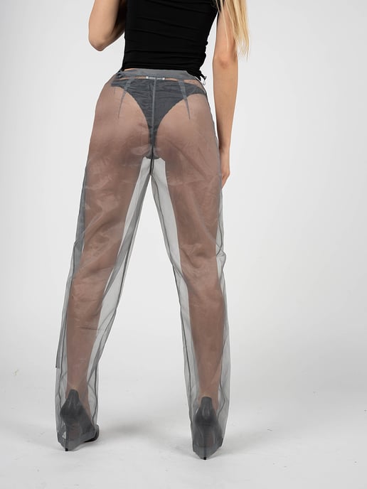 Patrizia Pepe Pantalón Mujer Gris - Image 4