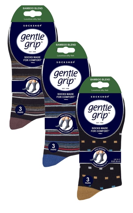 Paquete de 9 calcetines de bambú para hombre - SOMRM070809 - Image 2