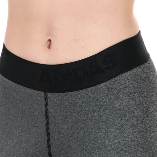 Women's adidas Alphaskin Badge Of Sport Leggings in Black Marl