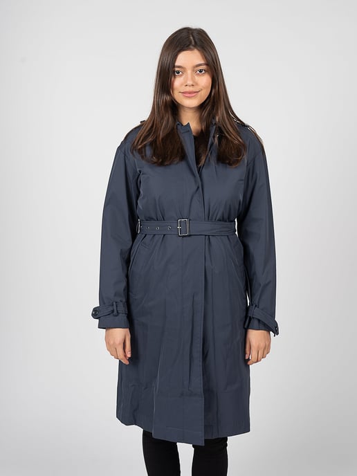 Geox Gabardina Elidia de mujer azul oscuro - Image 3