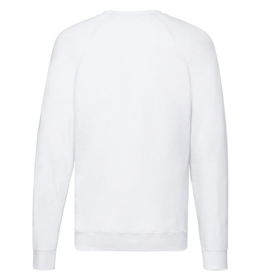 Fruit of the Loom Unisex Adult Lightweight Raglan Sweatshirt (White) - Image 2