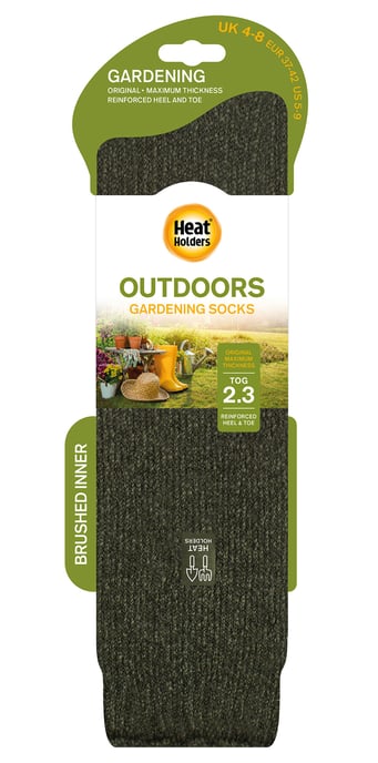 Calcetines Largos de Jardinería para Hombre | Calcetines Térmicos y Transpirables - Verde Bosque - Image 2
