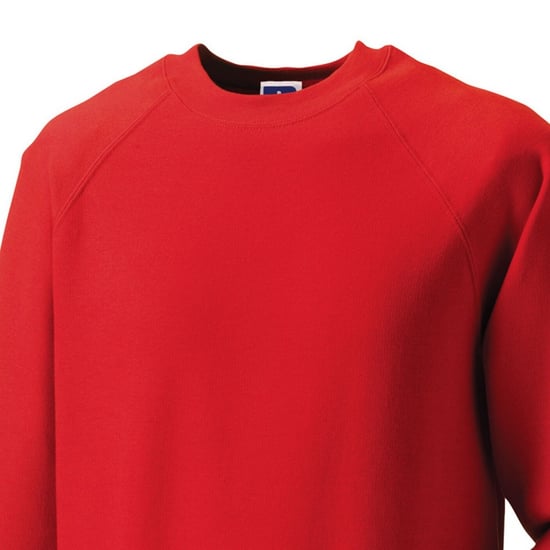 Russell Unisex Adult Classic Sweatshirt (Bright Red) - Image 2