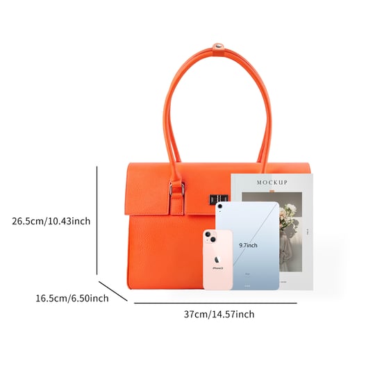 Victoria Hyde Woman handbag Business bag Travel bag in Orange - Image 6