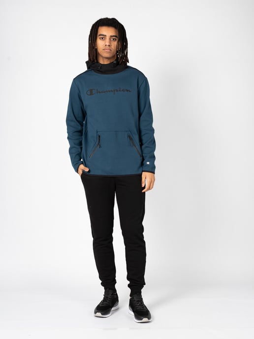 Champion Sudadera del hombre negro, azul - Image 2