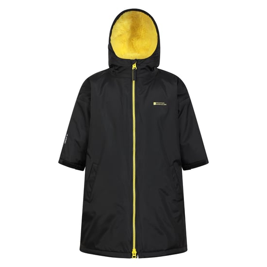 Mountain Warehouse Childrens/Kids Tidal Waterproof Robe (Jet Black)