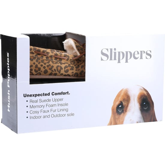 Hush Puppies Womens/Ladies Allie Leopard Print Suede Slippers (Brown) - Image 5