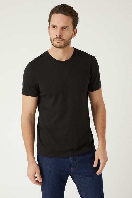 Black 3 Pack Crew Neck T-shirts - Image 2