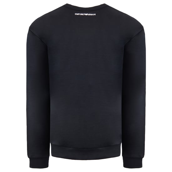 Suéter negro lavado de hombre emporio armani - Image 2