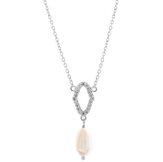Orphelia 'Normandy' Women's 925 Sterling Silver Pendant with Chain - Silver ZK-7574 - Image 1