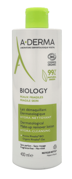 A-Derma Biología Loción Desmaquillante Dermatológica 400 ml - Image 1
