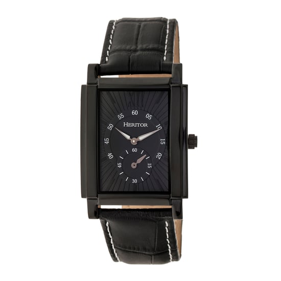 Heritor Automatic Frederick Leather-Band Watch
