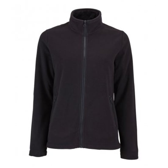 SOLS Womens/Ladies Norman Fleece Jacket (Black) - Image 1