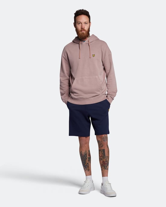 Lyle & Scott Sweat Short Plus in Navy - Image 2
