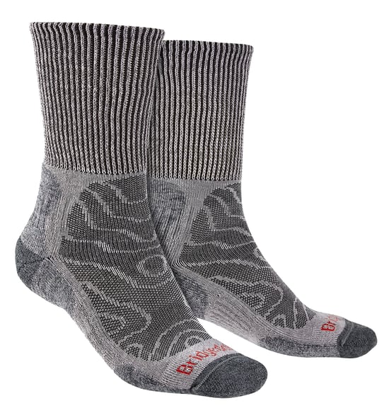 Bridgedale - Calcetines de lana merino ligeros para hombre - Grises - Image 1