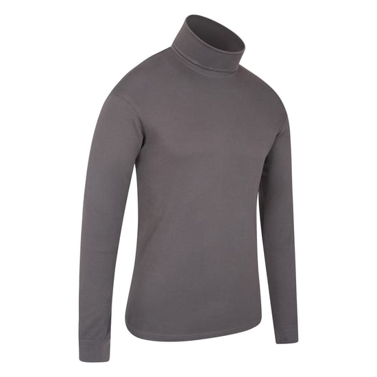 Mountain Warehouse Mens Meribel Cotton Thermal Top (Dark Grey)